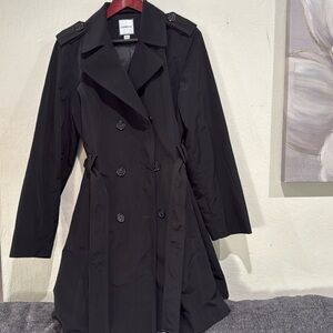 Black trench coat